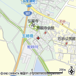 滋賀県東近江市瓜生津町1297周辺の地図