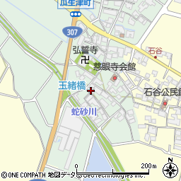 滋賀県東近江市瓜生津町1296周辺の地図