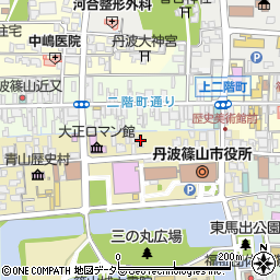 兵庫県丹波篠山市北新町104周辺の地図