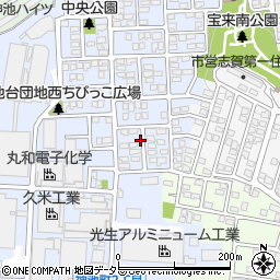 神池台団地周辺の地図