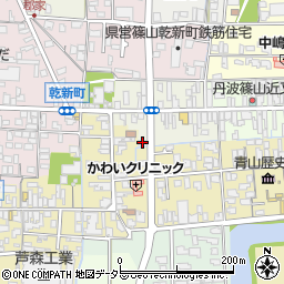 兵庫県丹波篠山市魚屋町32-9周辺の地図