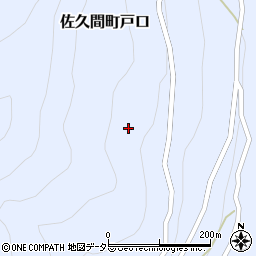 静岡県浜松市天竜区佐久間町戸口178周辺の地図