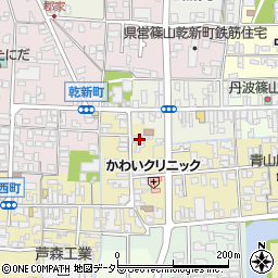 兵庫県丹波篠山市西町7周辺の地図