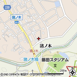 愛知県名古屋市緑区諸の木2丁目2606周辺の地図