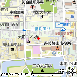 兵庫県丹波篠山市北新町102周辺の地図