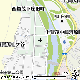京都府京都市北区西賀茂下庄田町185周辺の地図