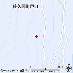 静岡県浜松市天竜区佐久間町戸口164周辺の地図