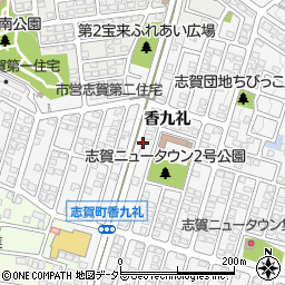 愛知県豊田市志賀町香九礼周辺の地図