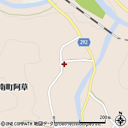 兵庫県丹波市山南町阿草880周辺の地図