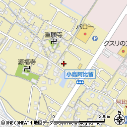 滋賀県守山市小島町1361周辺の地図