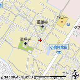 滋賀県守山市小島町1578周辺の地図