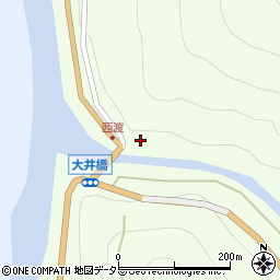 静岡県浜松市天竜区佐久間町大井2443-6周辺の地図