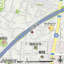 岡山県津山市総社56周辺の地図