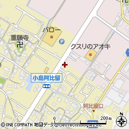 滋賀県守山市小島町1352周辺の地図