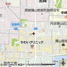 兵庫県丹波篠山市魚屋町32周辺の地図