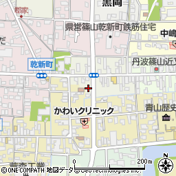 兵庫県丹波篠山市魚屋町32周辺の地図