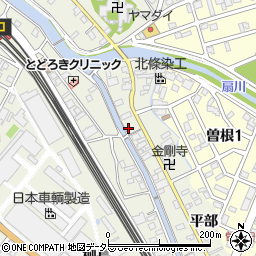 愛知県名古屋市緑区鳴海町下中4周辺の地図