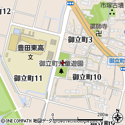 鷲取神社周辺の地図