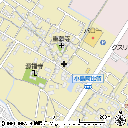 滋賀県守山市小島町1556-1周辺の地図