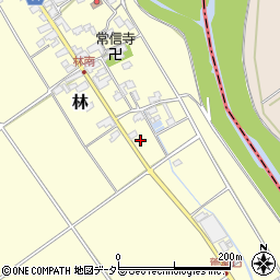 滋賀県蒲生郡竜王町林388周辺の地図