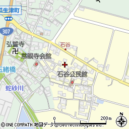 滋賀県東近江市石谷町527周辺の地図