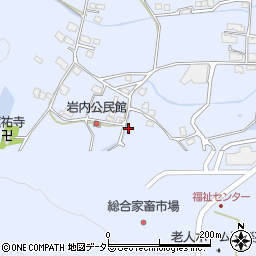 岡山県真庭市草加部1219周辺の地図