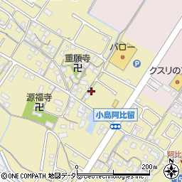 滋賀県守山市小島町1362周辺の地図