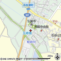 滋賀県東近江市瓜生津町1305周辺の地図