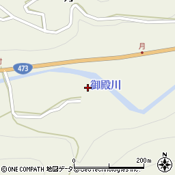 愛知県北設楽郡東栄町月浜井バ周辺の地図