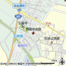 慈眼寺会館周辺の地図