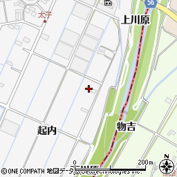 愛知県愛知郡東郷町春木起内周辺の地図