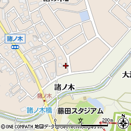 愛知県名古屋市緑区諸の木2丁目2812周辺の地図