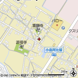 滋賀県守山市小島町1556周辺の地図