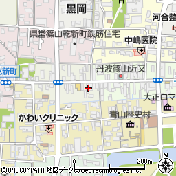 兵庫県丹波篠山市魚屋町8周辺の地図