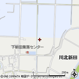 兵庫県丹波篠山市川北新田周辺の地図