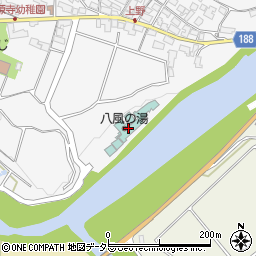 永源寺温泉 八風の湯 お食事処 山水 Sansui周辺の地図