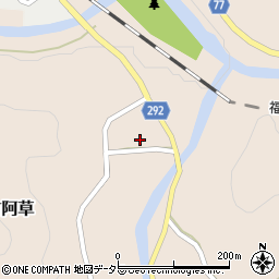 兵庫県丹波市山南町阿草926周辺の地図