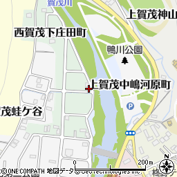 京都府京都市北区西賀茂下庄田町161周辺の地図