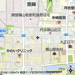 兵庫県丹波篠山市魚屋町7周辺の地図