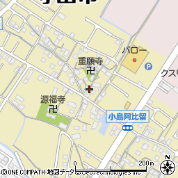 滋賀県守山市小島町1556-5周辺の地図