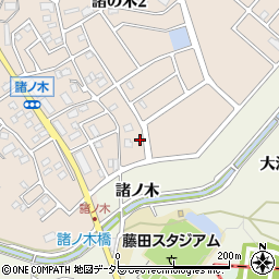 愛知県名古屋市緑区諸の木2丁目2811周辺の地図