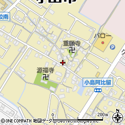 滋賀県守山市小島町1561周辺の地図