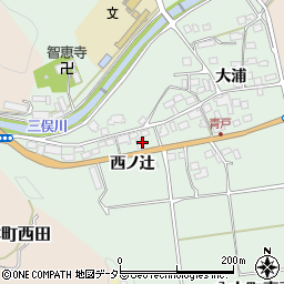 京都府南丹市八木町青戸（西ノ辻）周辺の地図