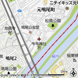 愛知県名古屋市南区元鳴尾町213周辺の地図
