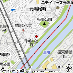 愛知県名古屋市南区元鳴尾町220周辺の地図