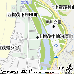 京都府京都市北区西賀茂下庄田町162周辺の地図