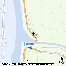 静岡県浜松市天竜区佐久間町大井2440-1周辺の地図
