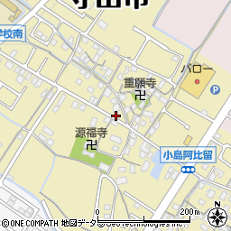 滋賀県守山市小島町1561-7周辺の地図