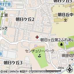 愛知県豊田市朝日ケ丘2丁目52周辺の地図