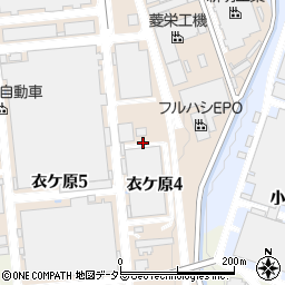 愛知県豊田市衣ケ原4丁目周辺の地図